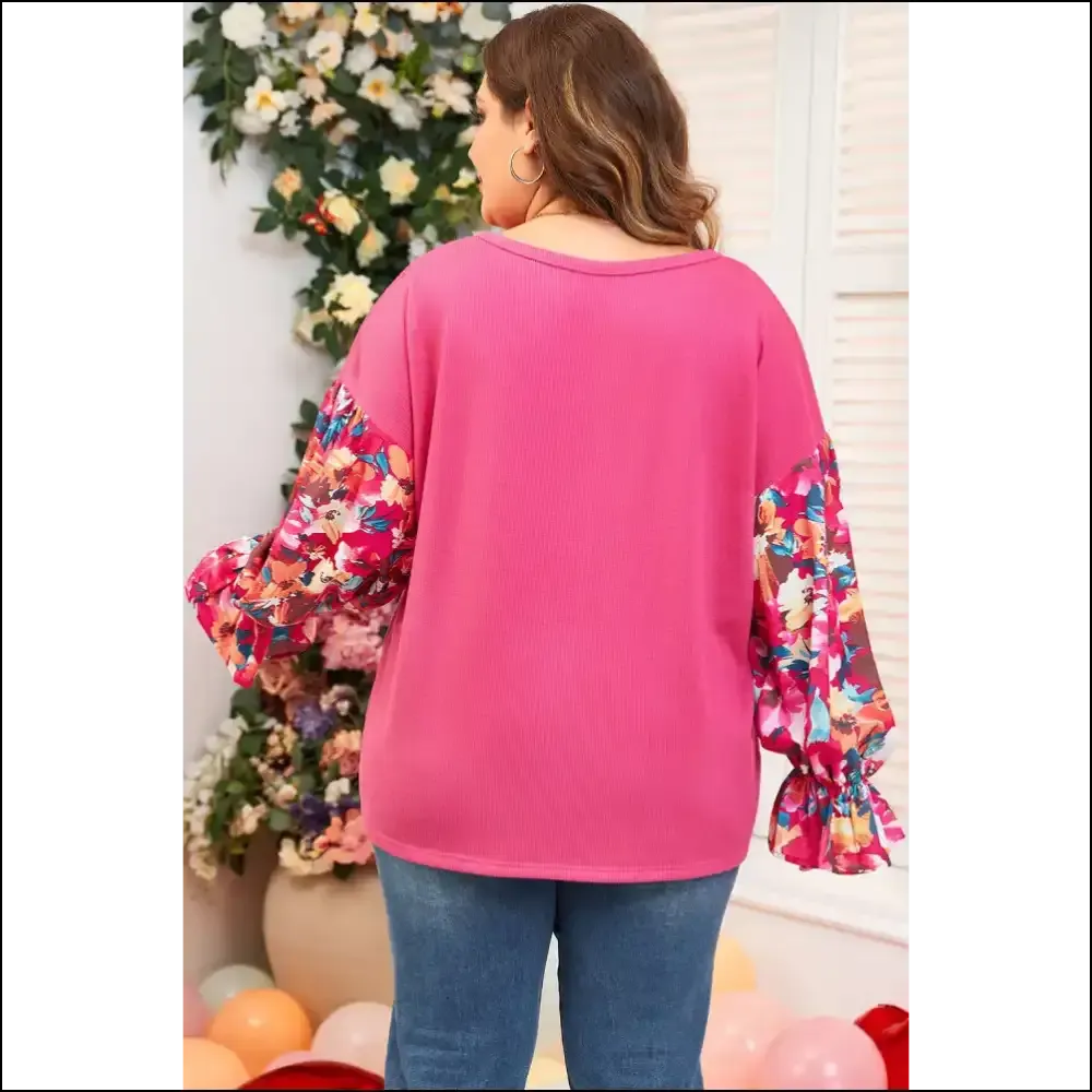 Floral Patchwork Flounce Sleeve: Needful Things Says, "Bloom, !" 🌸