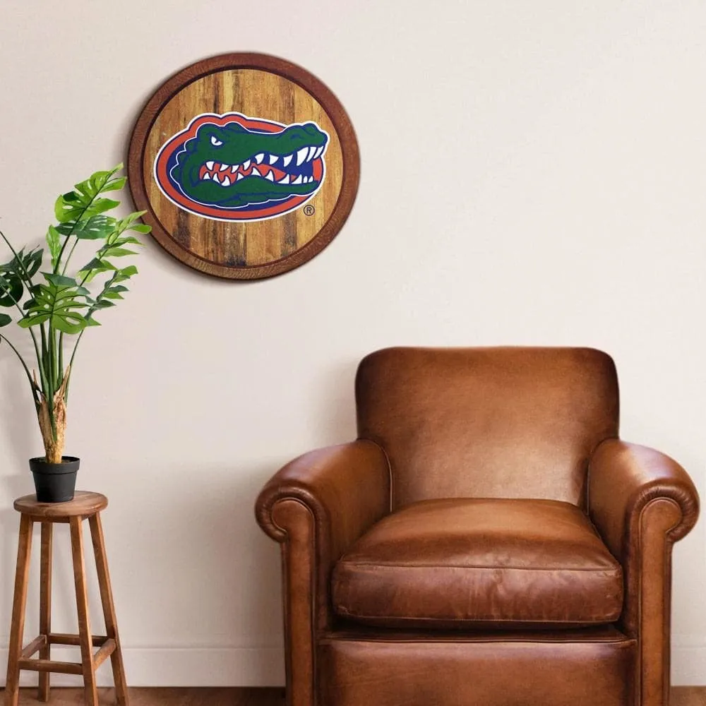 Florida Gators: "Faux" Barrel Top Sign