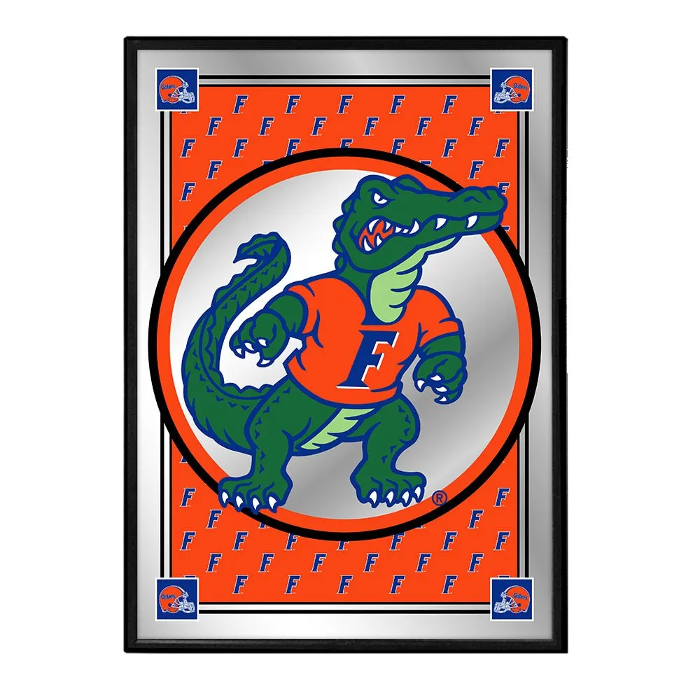 Florida Gators: Team Spirit, Mascot - Framed Mirrored Wall Sign
