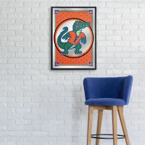 Florida Gators: Team Spirit, Mascot - Framed Mirrored Wall Sign