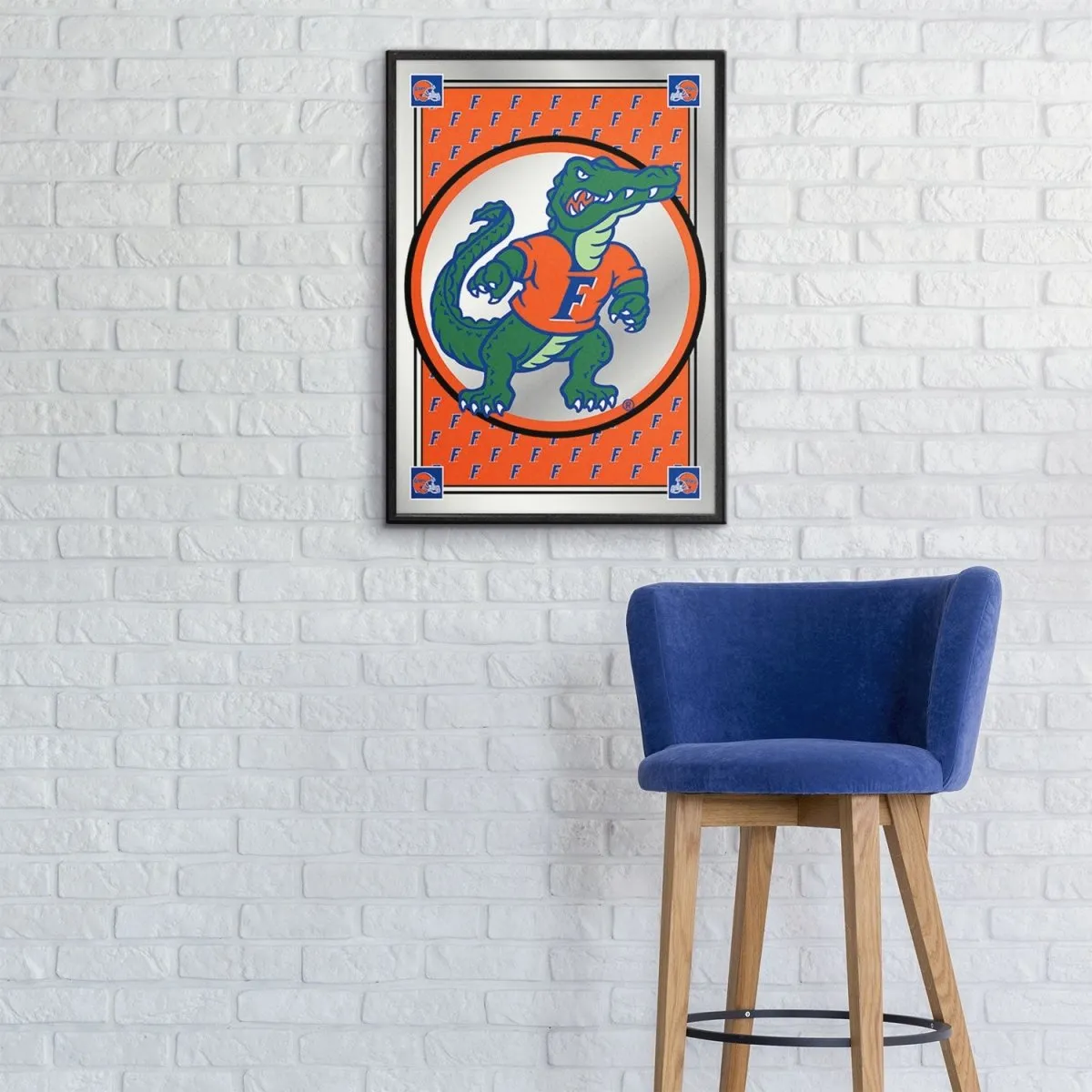 Florida Gators: Team Spirit, Mascot - Framed Mirrored Wall Sign