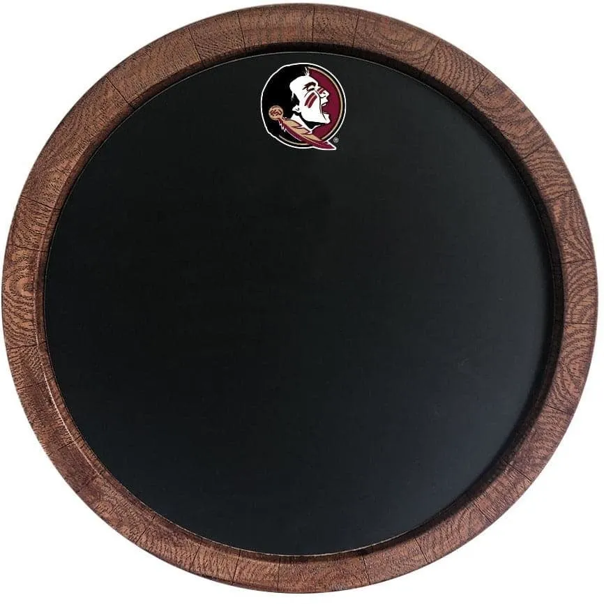 Florida State Seminoles: Chalkboard "Faux" Barrel Top Sign