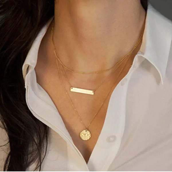 Free shipping! New fashion holiday Seaside resort beach jewelry crystal triangle water drop U shape Star moon chains necklace