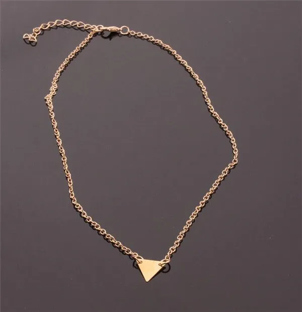 Free shipping! New fashion holiday Seaside resort beach jewelry crystal triangle water drop U shape Star moon chains necklace
