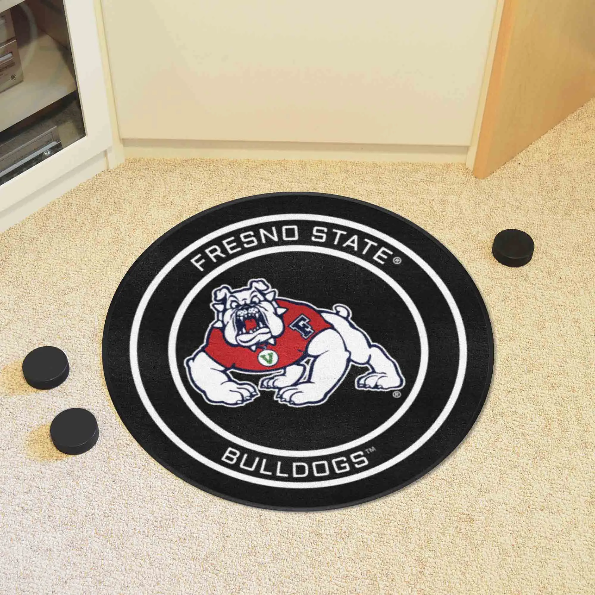 Fresno State Puck Mat