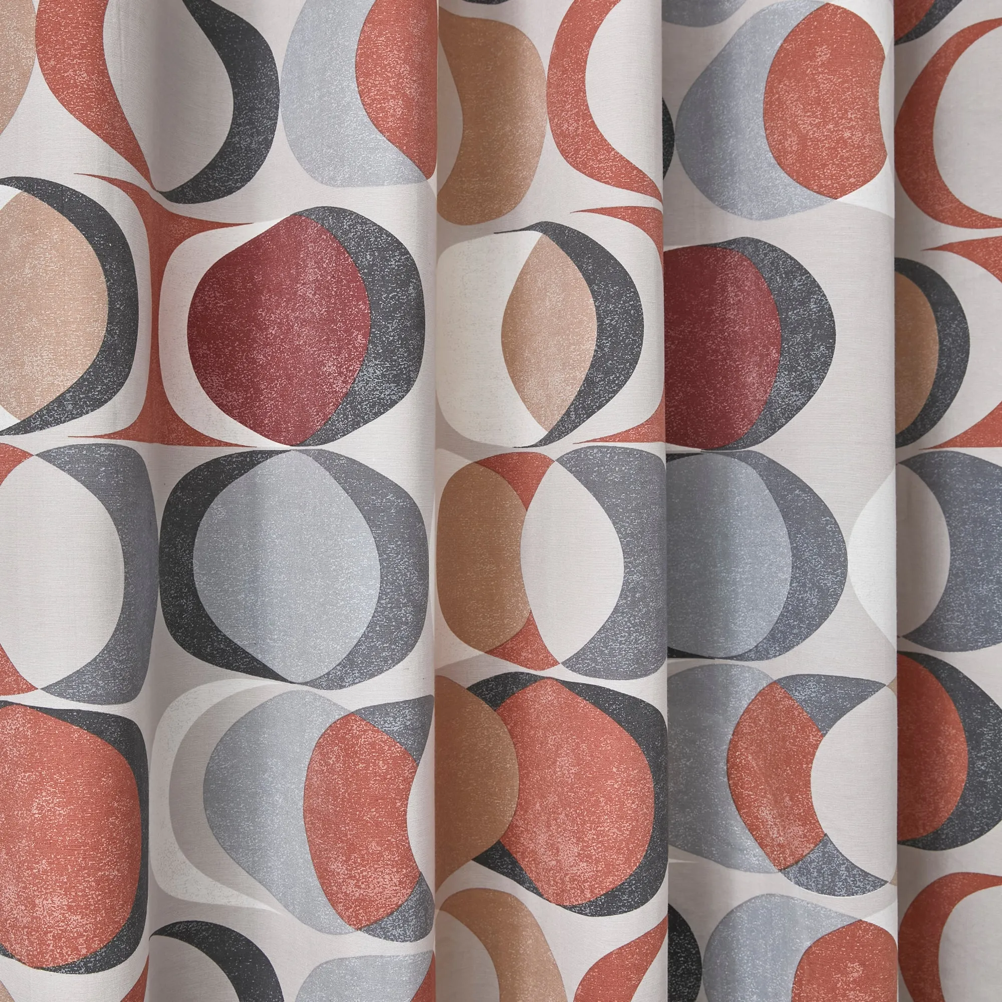 Fusion Sander Eyelet Curtains  - Spice