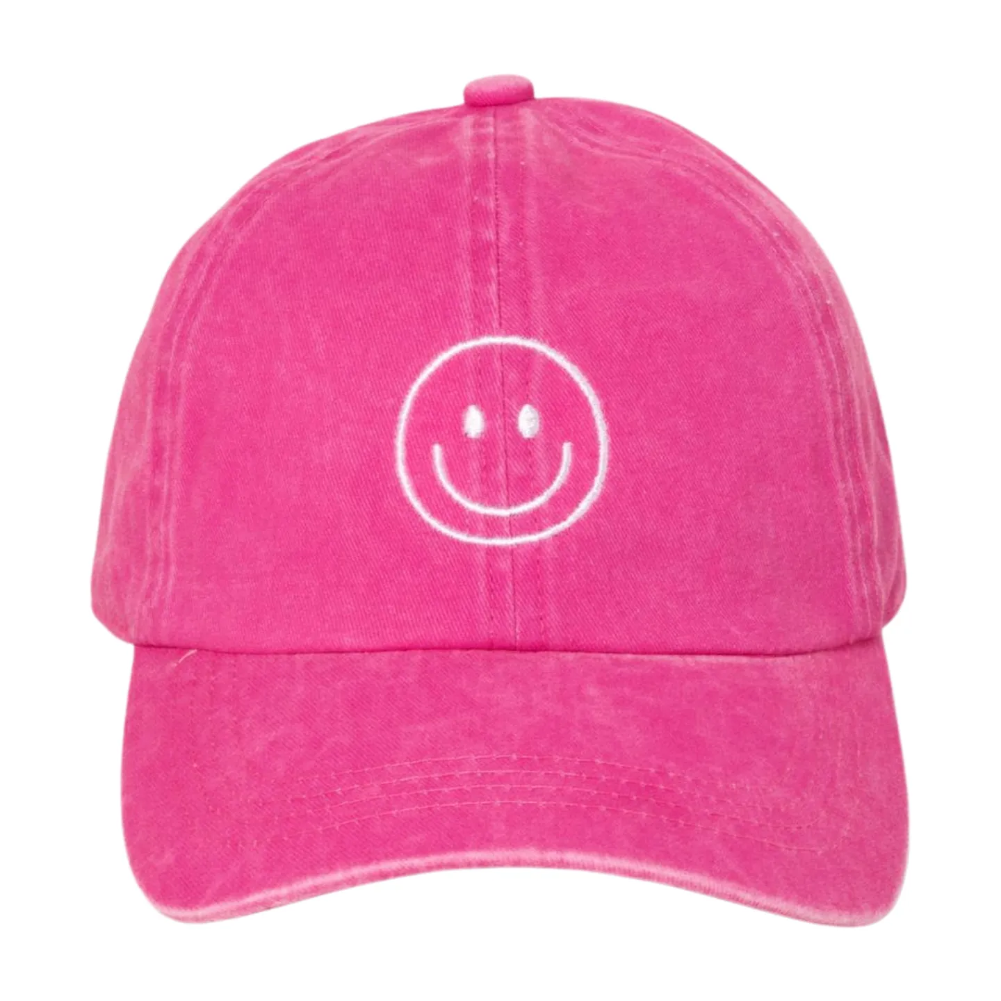 FWCAP1619 - Smiley Outline Baseball Cap