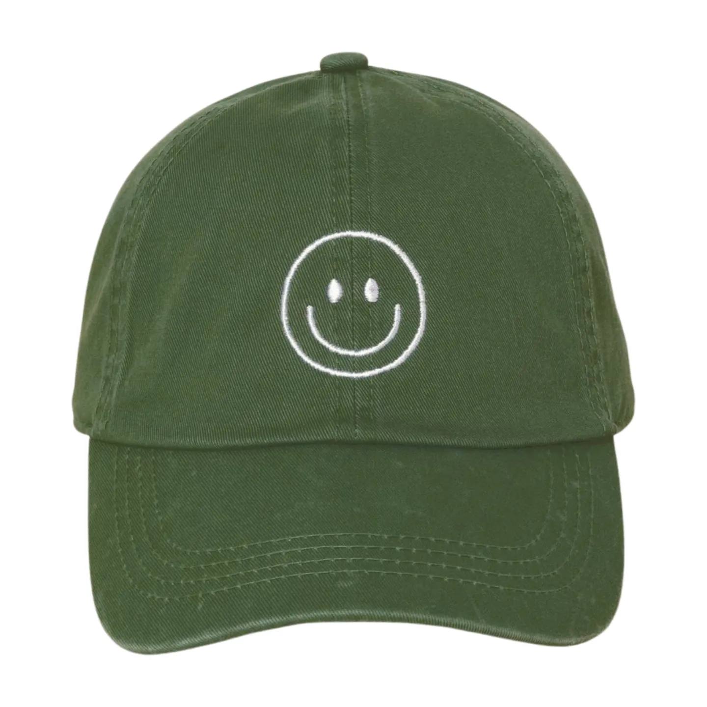 FWCAP1619 - Smiley Outline Baseball Cap