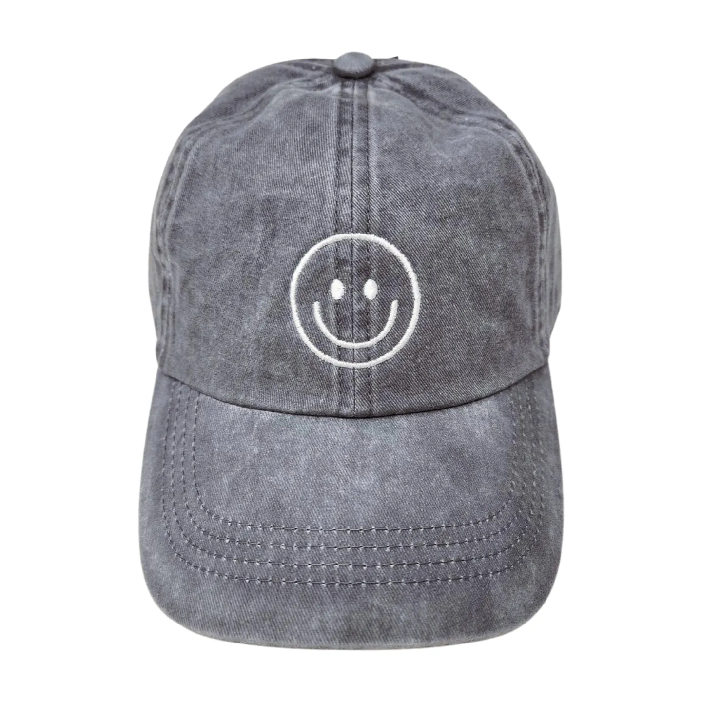FWCAP1619 - Smiley Outline Baseball Cap