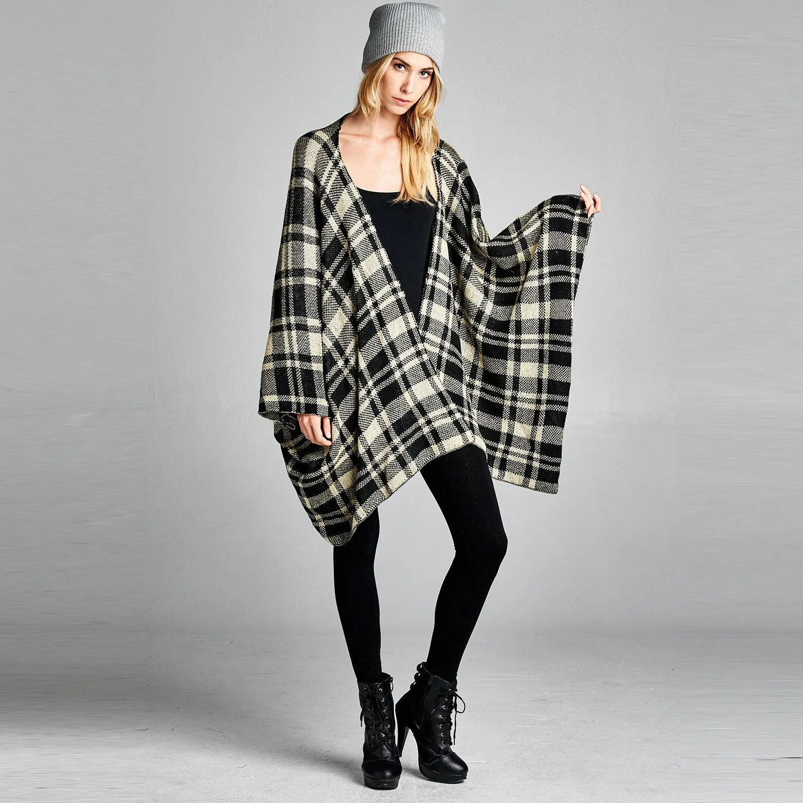 Get Your Plaid On Poncho