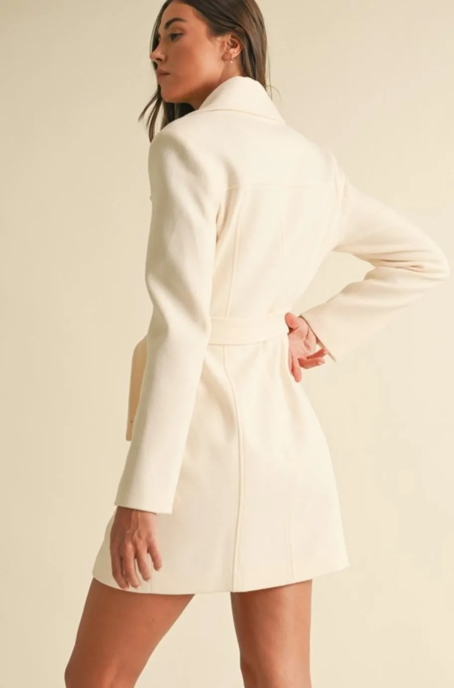 Ginny Cream Coat Dress