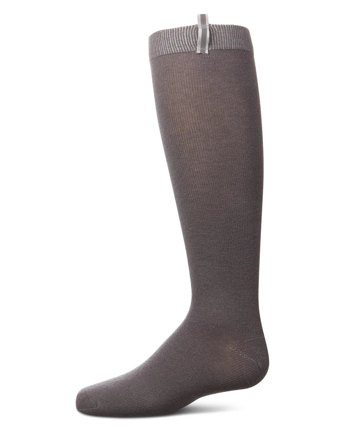 Girls' Reflective Tab Knee High Socks