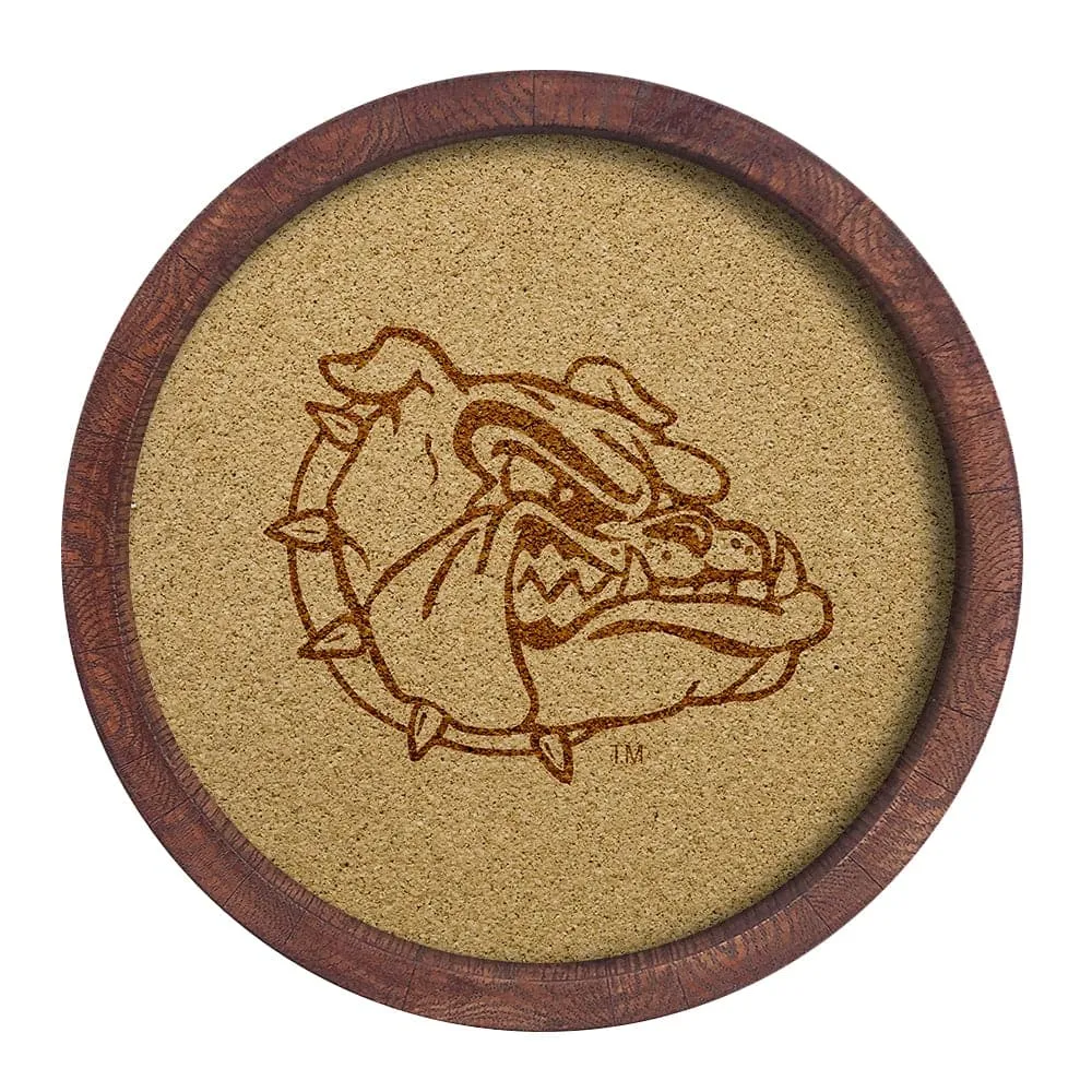 Gonzaga Bulldogs: "Faux" Barrel Framed Cork Board