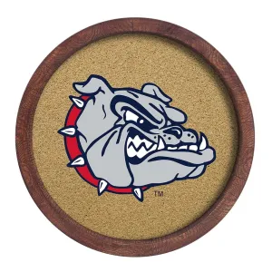 Gonzaga Bulldogs: "Faux" Barrel Framed Cork Board