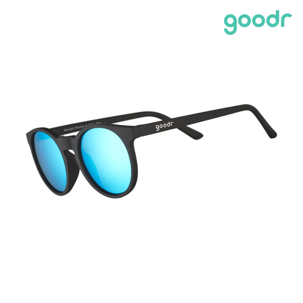 Goodr Circle G Running Sunglasses - Midnight Ramble at Circle Bar