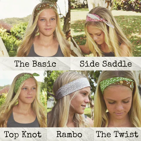 Hand-Made Fabric Wrap Headband