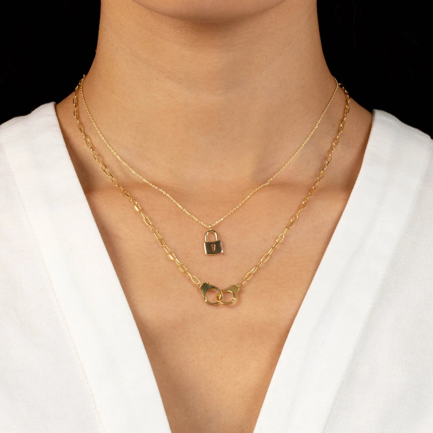 Handcuff Link Necklace