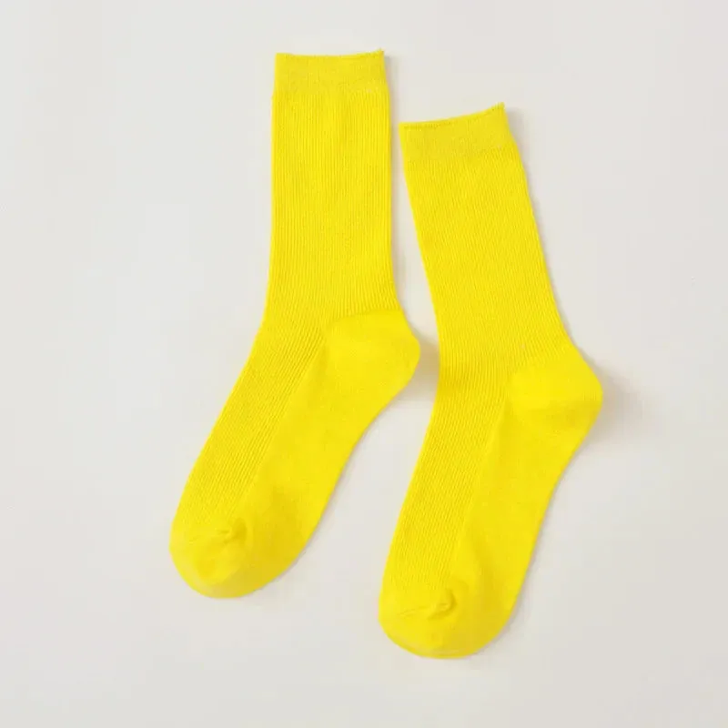 Harajuku Retro Women Lady Cotton Loose Socks Winter In Tube Korean
