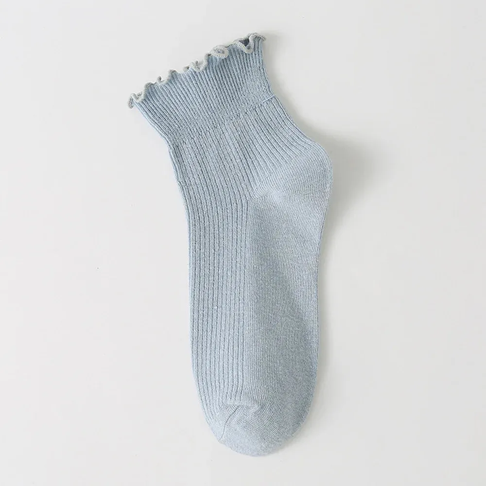 Harajuku Retro Women Lady Cotton Loose Socks Winter In Tube Korean