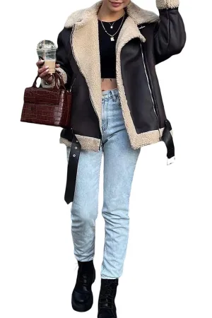 HCR1257 Cozy Luxe Shearling Jacket Outerwear