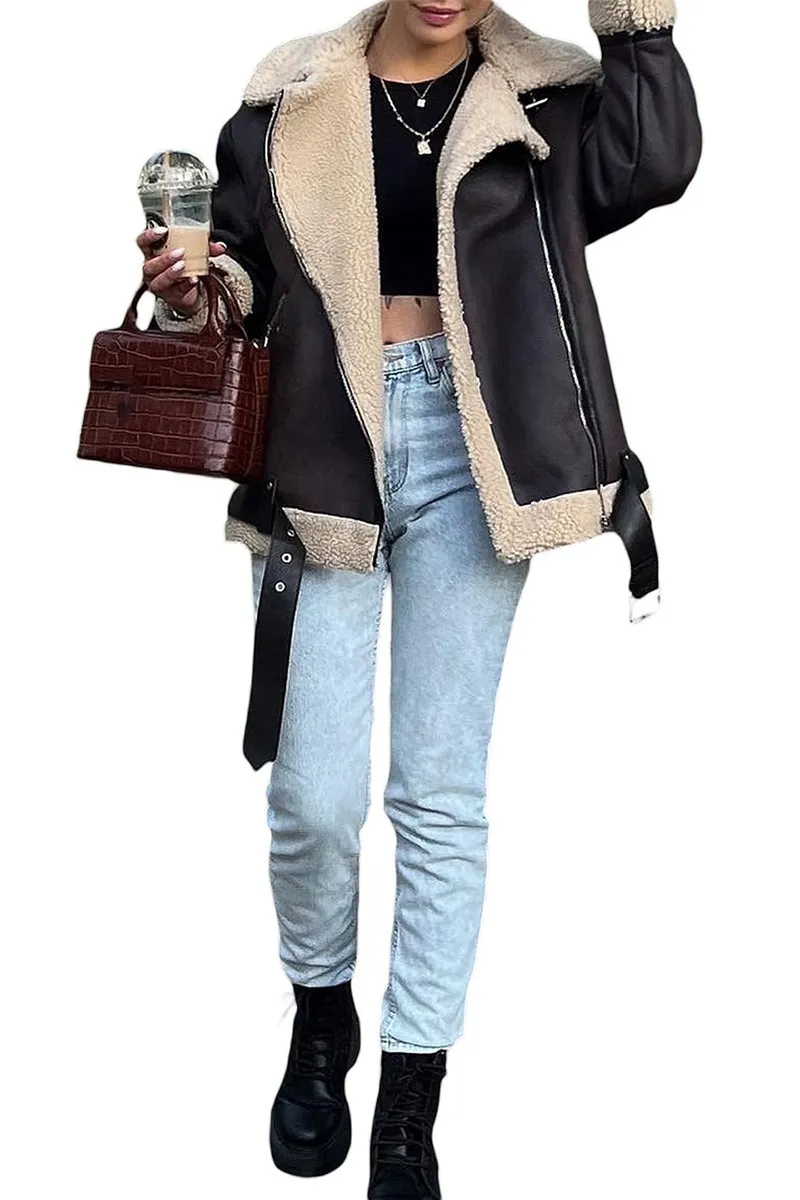 HCR1257 Cozy Luxe Shearling Jacket Outerwear