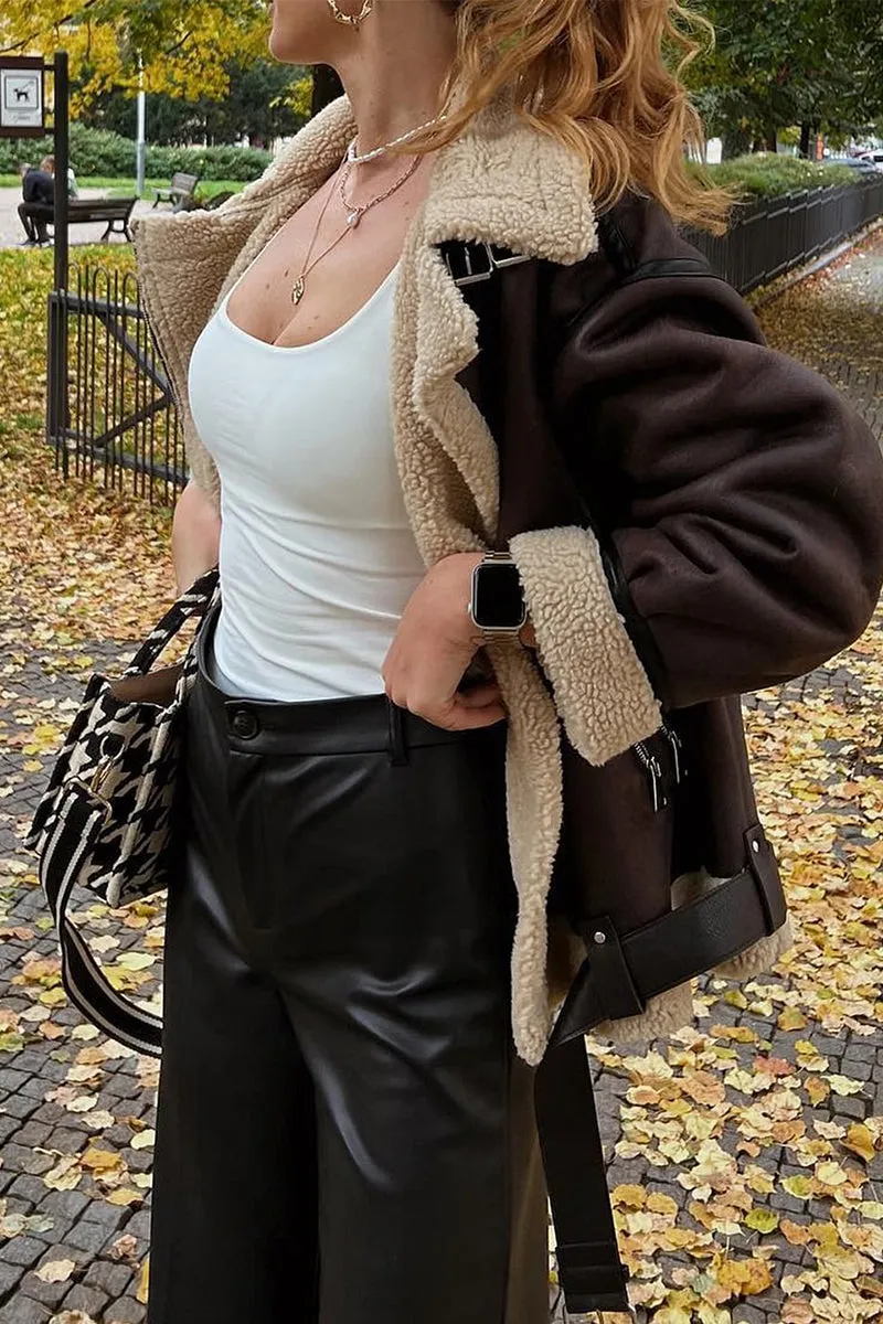 HCR1257 Cozy Luxe Shearling Jacket Outerwear