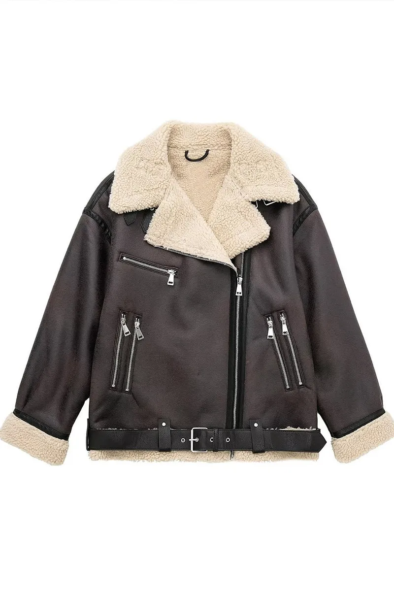 HCR1257 Cozy Luxe Shearling Jacket Outerwear