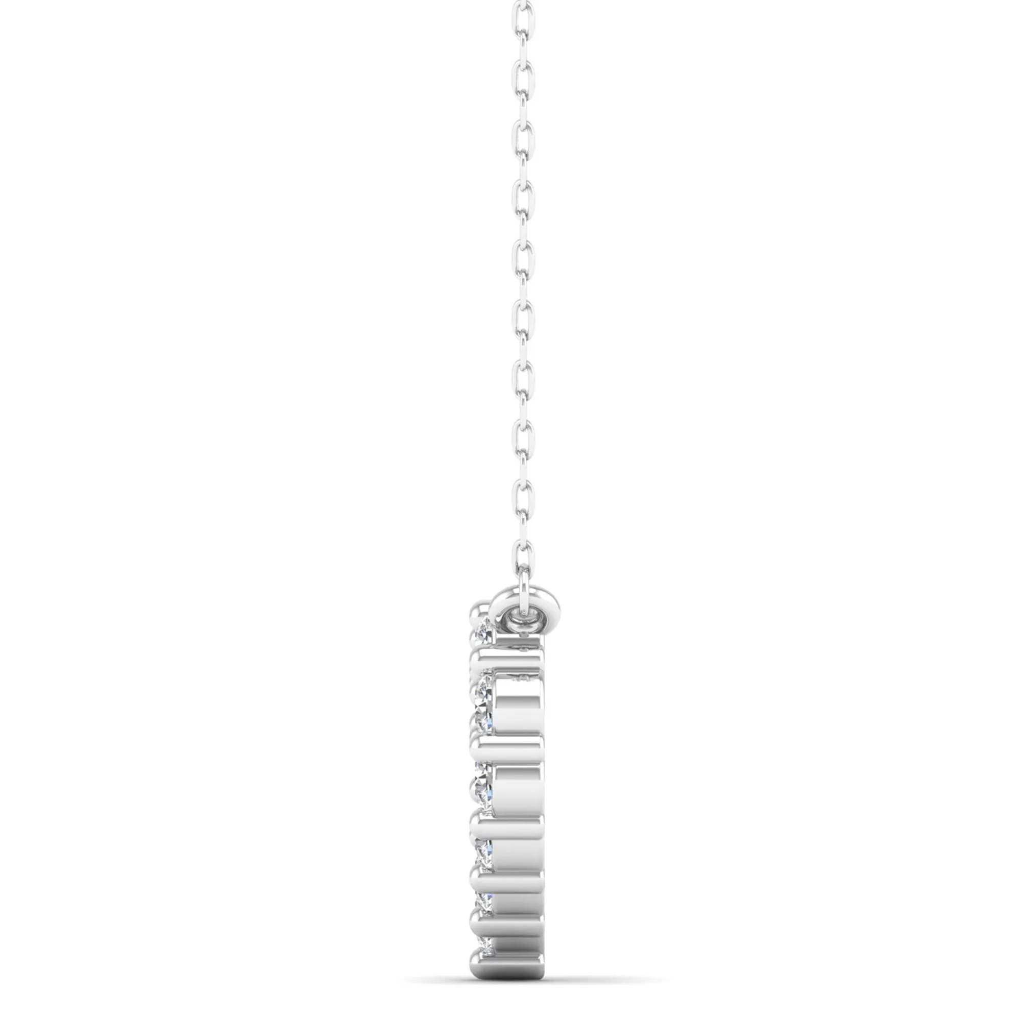 Heart Shaped Diamond Necklace