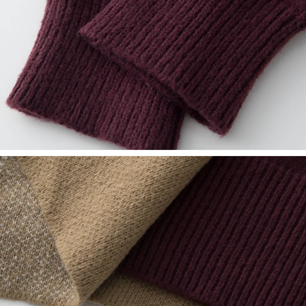 Heavy Design Tassel Splicing Sweater