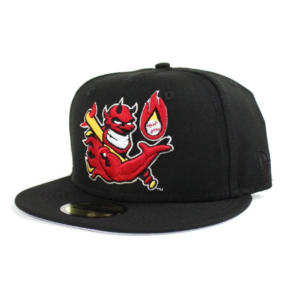 Hellrazors New Era 59Fifty Fitted Hat (Black Gray Under Brim)