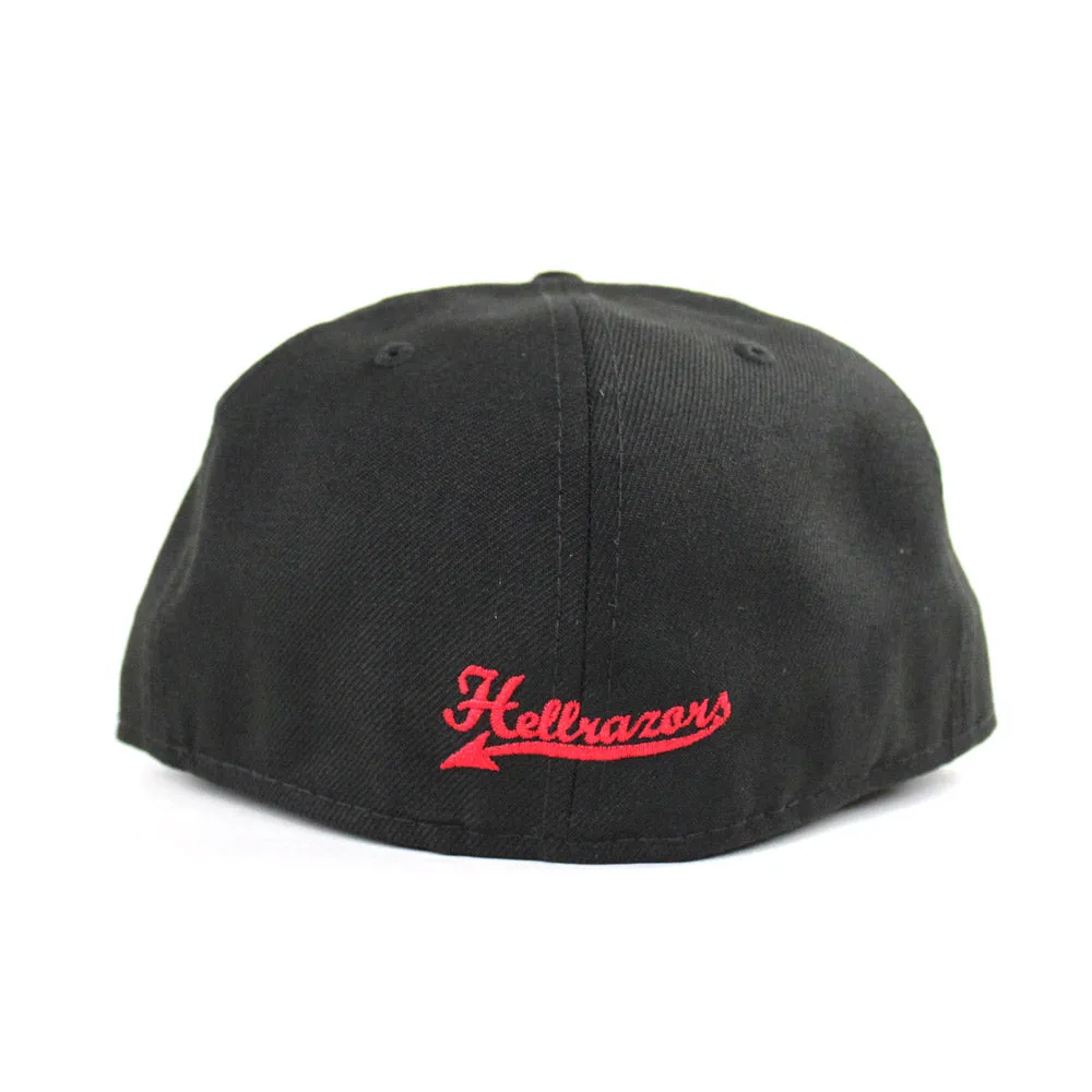 Hellrazors New Era 59Fifty Fitted Hat (Black Gray Under Brim)