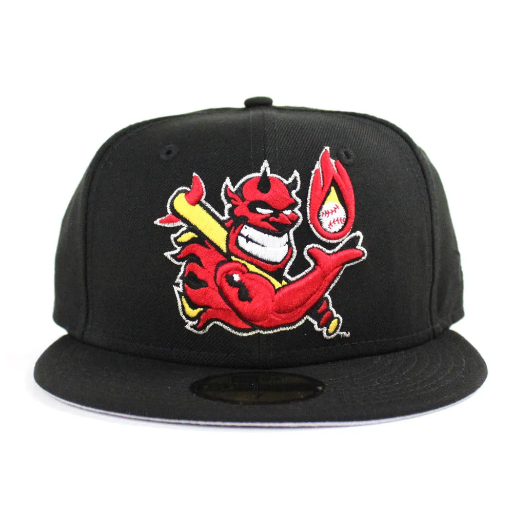 Hellrazors New Era 59Fifty Fitted Hat (Black Gray Under Brim)