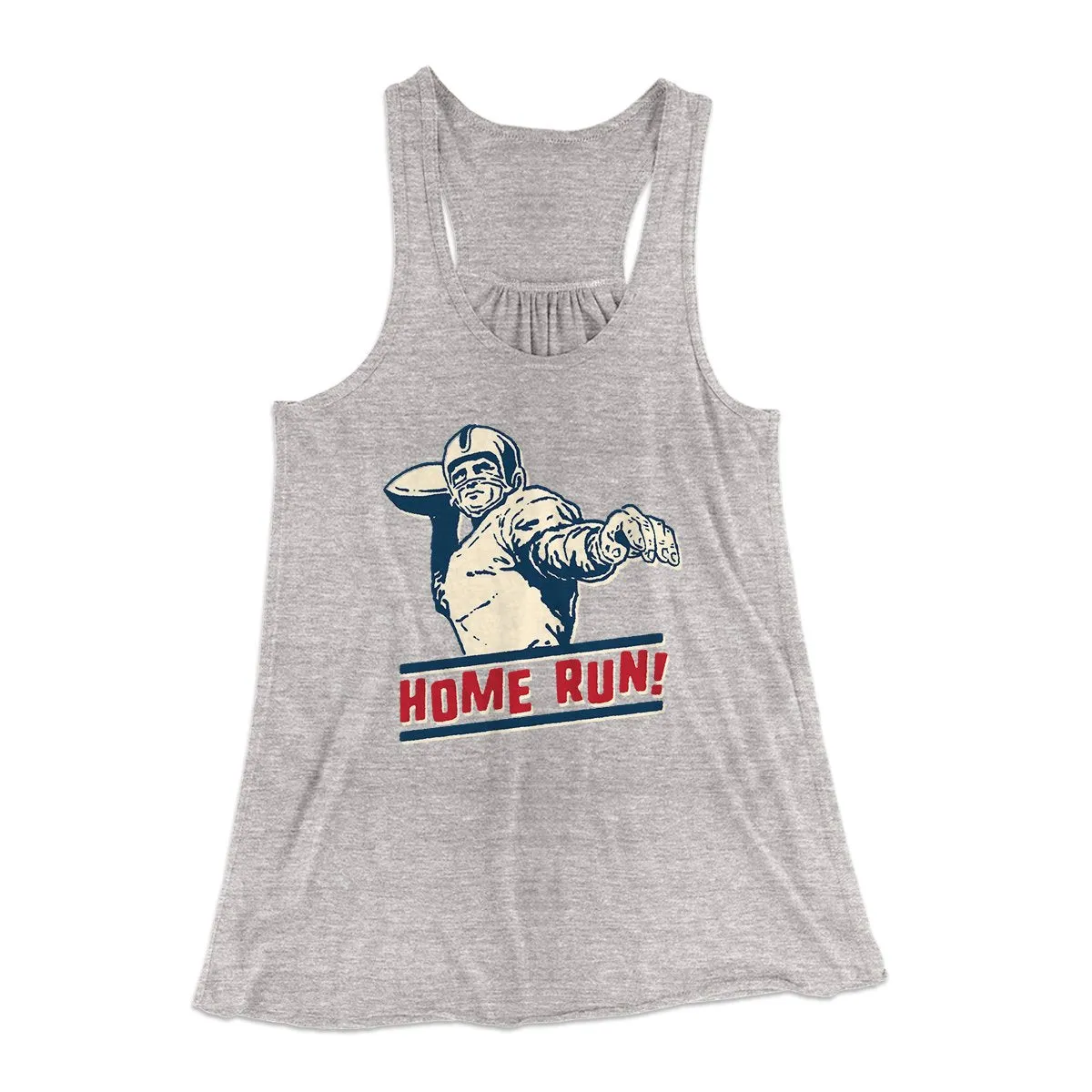 Home Run! Funny Women's Flowey Tank Top