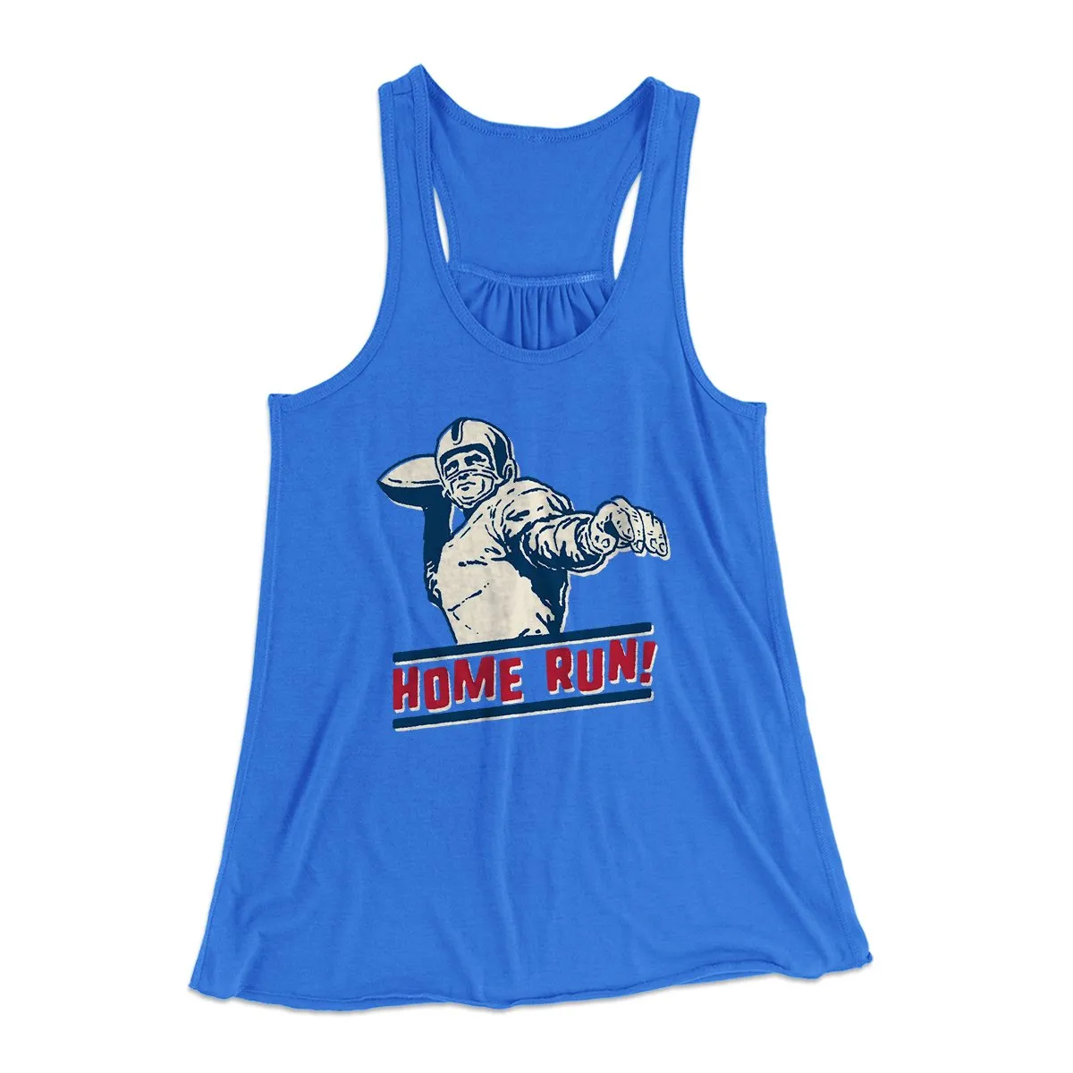 Home Run! Funny Women's Flowey Tank Top