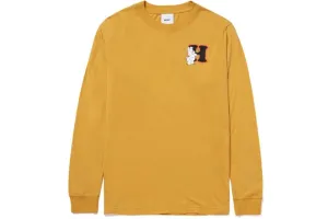 Huf Women's Giving Long Sleeve Tee Gold