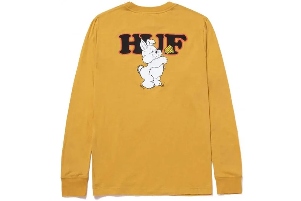 Huf Women's Giving Long Sleeve Tee Gold
