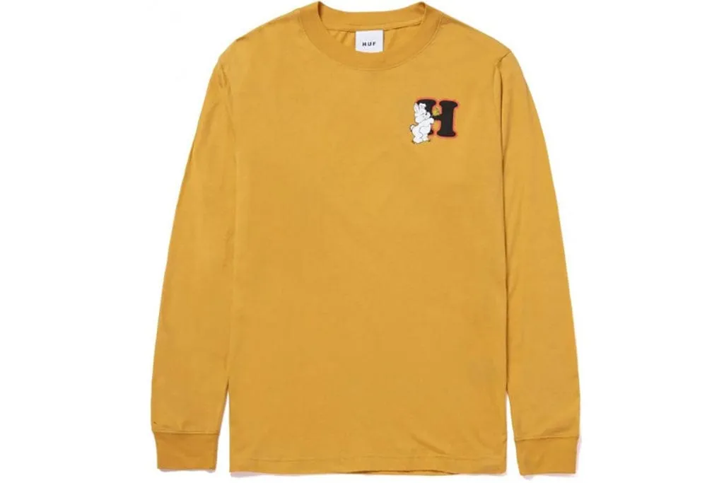 Huf Women's Giving Long Sleeve Tee Gold