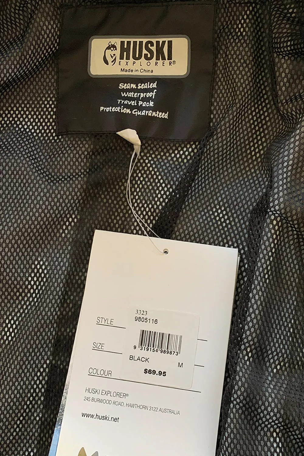 HUSKI Black Jacket