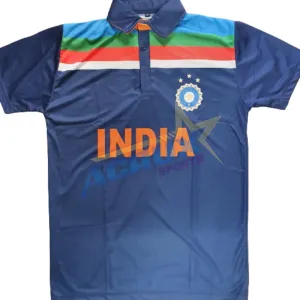 India Cricket Team Retro Supporter Jersey