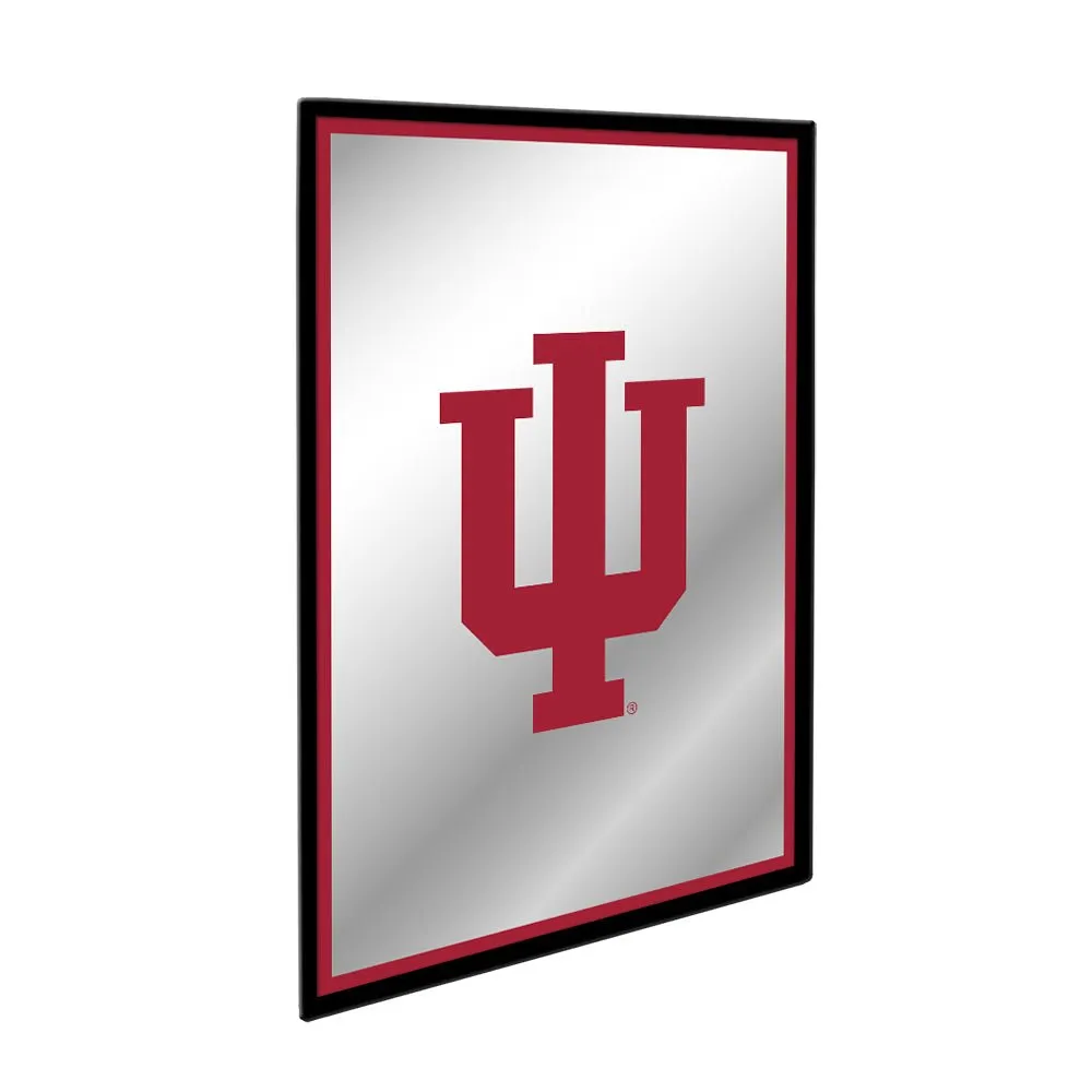 Indiana Hoosiers: Logo - Framed Mirrored Wall Sign