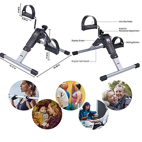 Inditradition Mini Pedal Exercise Cycle / Fitness Bike (With Digital Display of Many Functions, Ready to Use)