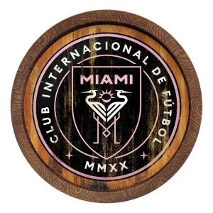 Inter Miami CF: Weathered "Faux" Barrel Top Sign