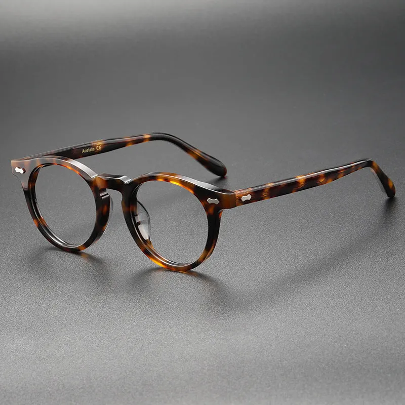 Iro Acetate Retro Oval Glasses Frame
