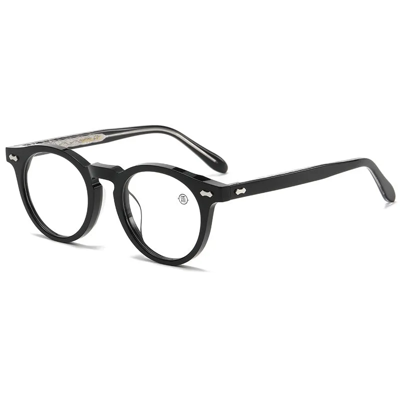 Iro Acetate Retro Oval Glasses Frame