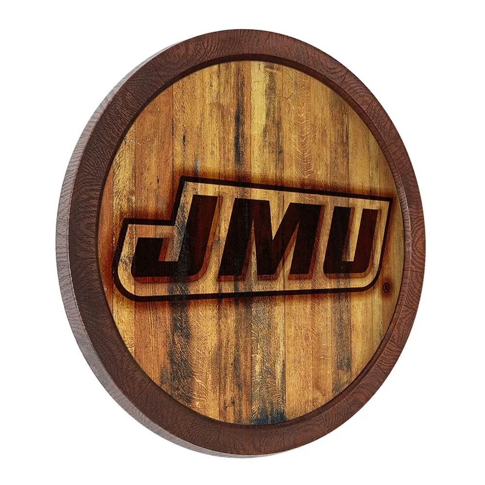 James Madison Dukes: Branded "Faux" Barrel Top Sign