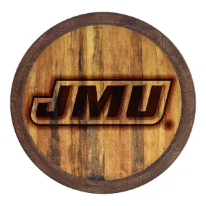 James Madison Dukes: Branded "Faux" Barrel Top Sign
