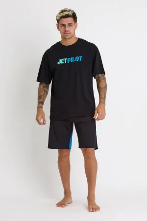 Jetpilot 86 Spinal Tee - Black/Blue