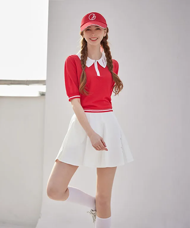 J.Jane Logo Line Color Sun cap - Red