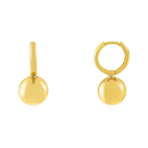 Jumbo Sphere Huggie Earring