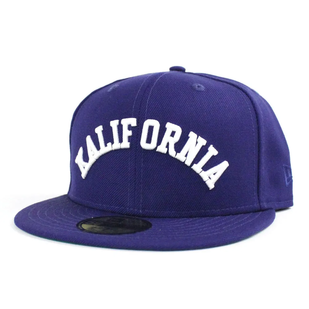 Kalifornia New Era Fitted 59FIFTY Hat (Blue Green Under Brim)